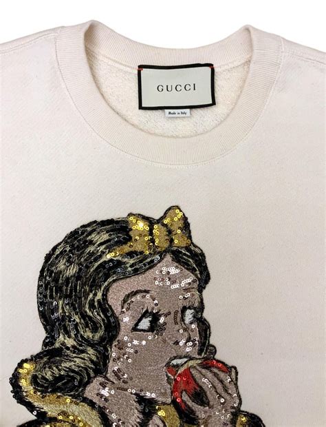 mens gucci snow white sweatshirt|gucci sweat suits for men.